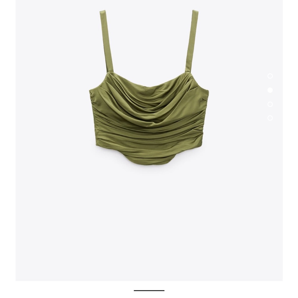 Ruched Zara corset top
